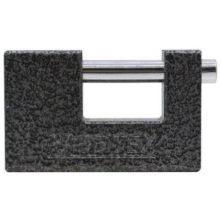 Замок навесной чугунный 90 мм "Гаражный" с полимерным покрытием, 3 ключа, RABBITEX (РАББИТЕКС), 671303