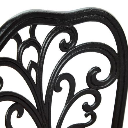 Комплект Secret De Maison Romance (стол +2 стула) алюминиевый сплав, D60/H67, 53х41х89см, черный