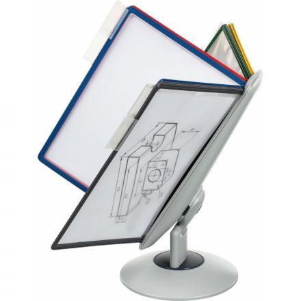 Демосистема настольная вращающаяся Promega office 10 панелей серая