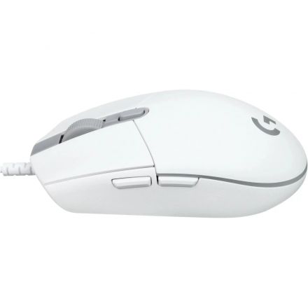 Мышь компьютерная Logitech G102 LightSync White Gaming (910-005809)