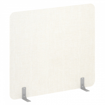 R-line soft Перегородки на металлических опорах на фетровых подпятниках AP.F-160-140 Romeo 01/Серый металл 1600*18*1400