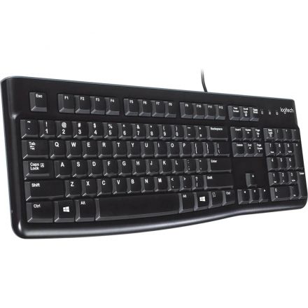 Клавиатура Logitech USB K120 ANSI EN/RU BLACK (920-002583)