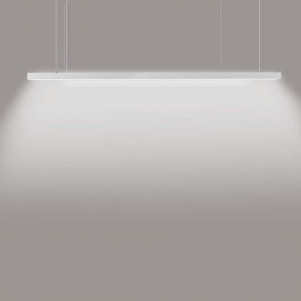 Светильник светодиодный линейный, подвесной, 24Вт, 4000К, IP40, серебряный
