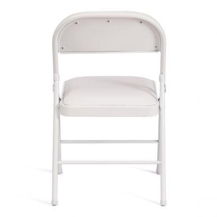 Стул складной FOLDER (mod. 3022G) каркас: металл, сиденье/спинка: экокожа, 46.5 х 47.5 х 79 см, white (белый) / white (белый)