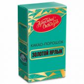 Какао-порошок КРАСНЫЙ ОКТЯБРЬ "Золотой ярлык", 100 г, КО01405 Какао-порошок КРАСНЫЙ ОКТЯБРЬ "Золотой ярлык", 100 г, КО01405
