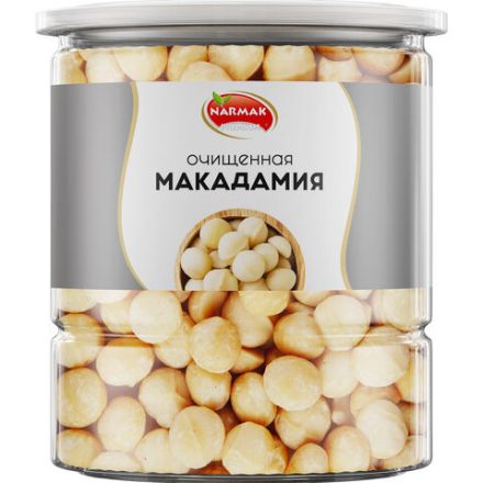 Макадамия очищенная натуральная, без пропитки сиропами и ароматизаторами NARMAK, 500 г