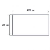 Стол Avance рабочий 6МК.004 1600х700х750 шамони светлый/алюминий матовый