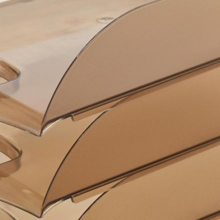 Лоток горизонтальный ATTAСHE, тонированный 4шт/упаковке