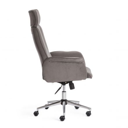 Кресло Tetchair CHARM, флок , серый, 29