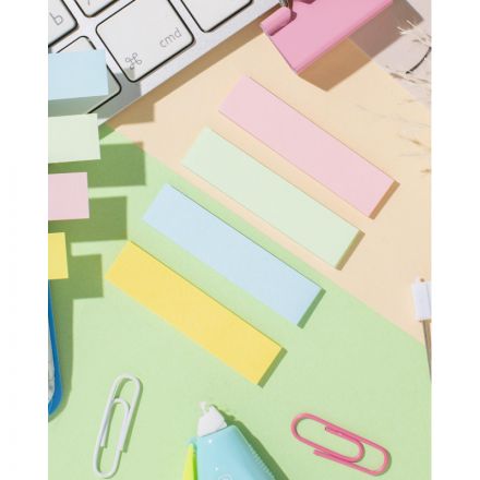 Клейкие закладки Attache бумажные 4 цвета по 25 листов 12х50 мм