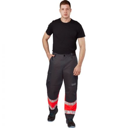 Брюки летние мужские Равелин красн./графит (р.56-58) 170-176