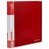 Папка на 4 кольцах, ширина 25 мм, BRAUBERG EXTRA, до 170 листов, КРАСНАЯ, 0,7 мм, 270545