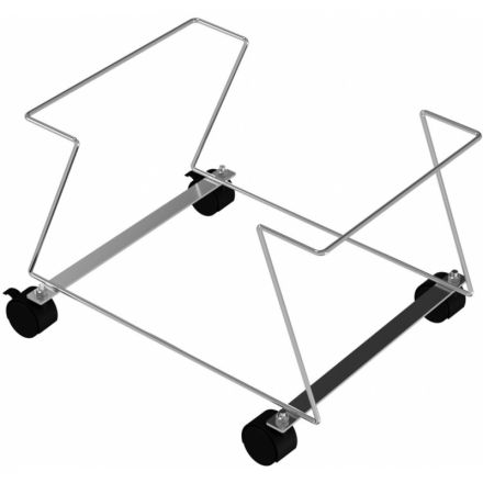 Подставка под корзины VZTO_445х360х286 мм (с колесами) алюминий/хром