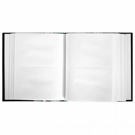 Фотоальбом BRAUBERG на 304 фотографии 10х15 см, твердая обложка, "Пейсли", черный с бирюзовым, 390674 Фотоальбом BRAUBERG на 304 фотографии 10х15 см, твердая обложка, "Пейсли", черный с бирюзовым, 390674