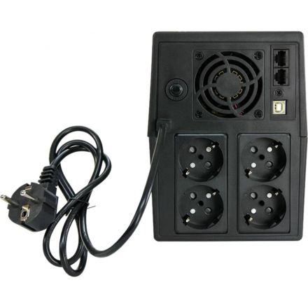 ИБП Энергия 2000 LCD USB, лин.-инт., 2000ВА/1200Вт, 4xEURO(Е0201-0370)