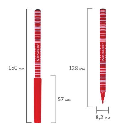 Фломастеры BRAUBERG "PREMIUM", 18 цветов, КОРПУС С ПЕЧАТЬЮ, вентилируемый колпачок, ПВХ-упаковка с европодвесом, 151943