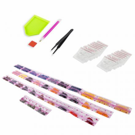 Картина стразами (алмазная мозаика) 30х40 см, ОСТРОВ СОКРОВИЩ "Париж", без подрамника, 662406 Картина стразами (алмазная мозаика) 30х40 см, ОСТРОВ СОКРОВИЩ "Париж", без подрамника, 662406