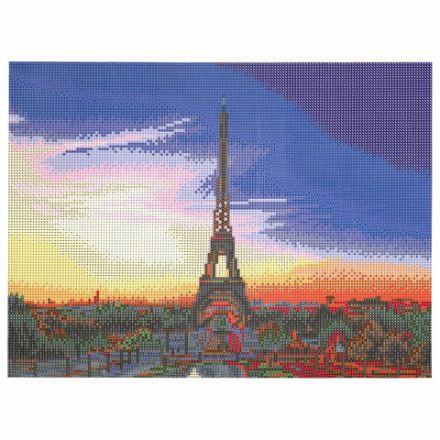 Картина стразами (алмазная мозаика) 30х40 см, ОСТРОВ СОКРОВИЩ "Париж", без подрамника, 662406 Картина стразами (алмазная мозаика) 30х40 см, ОСТРОВ СОКРОВИЩ "Париж", без подрамника, 662406
