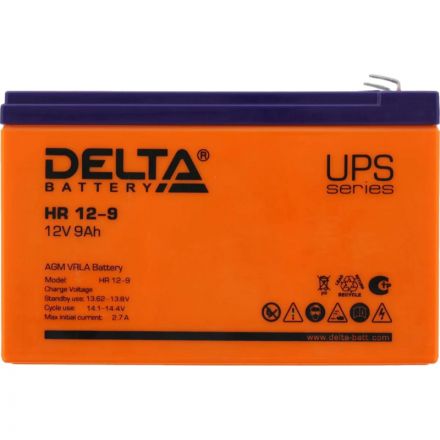 Батарея для ИБП Delta HR 12-9 12В/9, F2 (151x65x94мм) Батарея для ИБП Delta HR 12-9 12В/9, F2 (151x65x94мм)