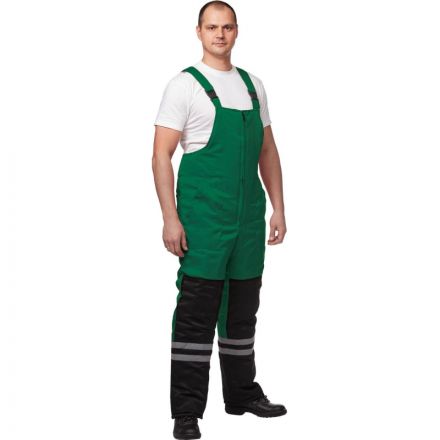 Костюм рабочий зимний муж з03-КПК зел/черн (р.56-58) 158-164 Костюм рабочий зимний муж з03-КПК зел/черн (р.56-58) 158-164