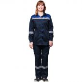 Костюм рабочий летний жен. л20-КБР син/вас (р.56-58) 158-164