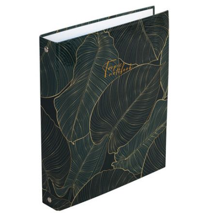 Тетрадь на кольцах А5 (175х215 мм), 240 листов, твердый картон, клетка, с разделителями, BRAUBERG, Листья, 404099 Тетрадь на кольцах А5 (175х215 мм), 240 листов, твердый картон, клетка, с разделителями, BRAUBERG, Листья, 404099