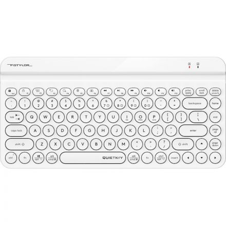 Клавиатура A4Tech Fstyler FBK30 белый USB BT/Radio slim(FBK30 WHITE)