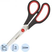 Ножницы Kores Softgrip 210 мм с пластиковыми прорезиненными анатомическими ручками