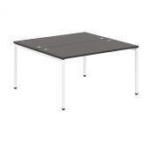 Стол 2-х местный XWST 1414 Легно темный/Белый 1400х1406х750 XTEN-S