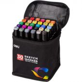 Маркер для скетчинга Deli 30цв, двухстор., E70806-30 Маркер для скетчинга Deli 30цв, двухстор., E70806-30