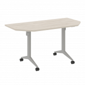 X-Pull Стол складной мобильный X.M-7.T1 Денвер светлый/Серый металл 1440*720*753 X-Pull Стол складной мобильный X.M-7.T1 Денвер светлый/Серый металл 1440*720*753