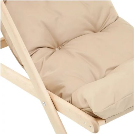 Кресло CIM_шезлонг Элит складной деревянный/подушка бежевый КШ-003-1 Кресло CIM_шезлонг Элит складной деревянный/подушка бежевый КШ-003-1