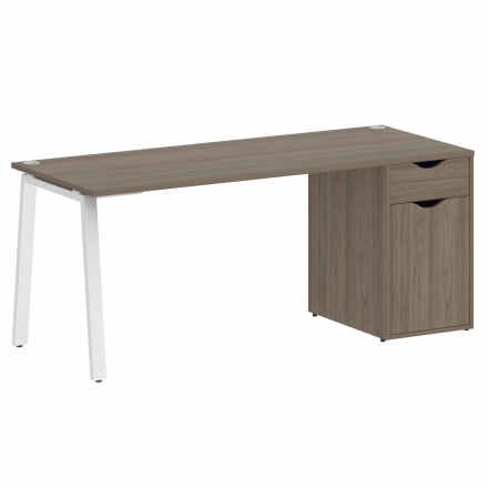 Home Office Стол письменный VR.SP-3-178.1.A Вяз/Белый металл 1780*720*750