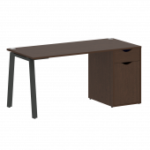 Home Office Стол письменный VR.SP-3-158.1.A Венге/Антрацит металл 1580*720*750