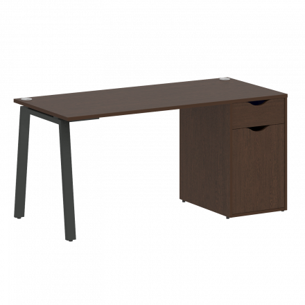Home Office Стол письменный VR.SP-3-158.1.A Венге/Антрацит металл 1580*720*750