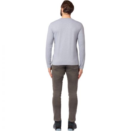 Футболка (160 г.) с длинным рукавом сер.(XXXL)