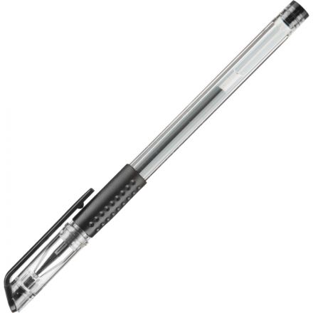 Ручка гелевая Attache Gelios-030 черная (толщина линии 0.5 мм)