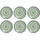 Набор тарелка мелкая 270мм ФИСТАШКОВЫЙ БРИЗ, 6шт в упаковке. арт.139-27080