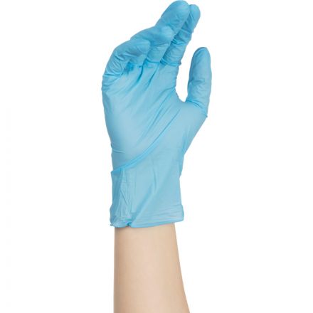 Перчатки нитрил., NITRILE OPTIMA, голубые, 3 гр. (XL), 50 пар/уп