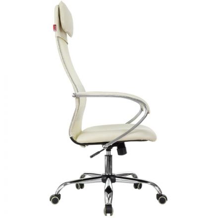 Кресло VB_EChair-655 SL TPU_BG сетка/экокожа бежевый хром Кресло VB_EChair-655 SL TPU_BG сетка/экокожа бежевый хром