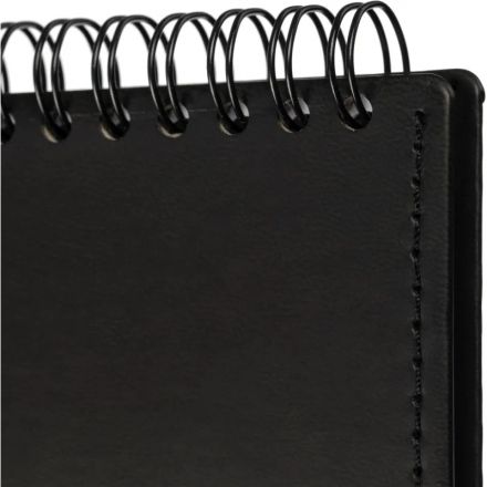Планинг датированный 2026, черный 303х150 мм, 120 стр,АТТАСНЕ Вива