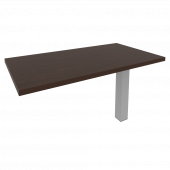 First Брифинг-приставка KB-5 Венге/Серая опора 1300*700*765