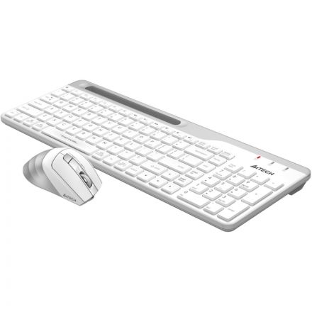 Набор клавиатура+мышь A4Tech Fstyler (FB2535C ICY WHITE) клав,мышь:бел/сер