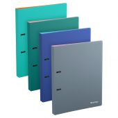 Папка на 2 кольцах Berlingo "Soft Touch Pro" A4, 24мм, 700мкм, D-кольца, с внутр. карманом, софт-тач, ассорти Папка на 2 кольцах Berlingo "Soft Touch Pro" A4, 24мм, 700мкм, D-кольца, с внутр. карманом, софт-тач, ассорти