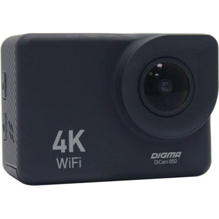 Экшн-камера Digma DiCam 850 черный