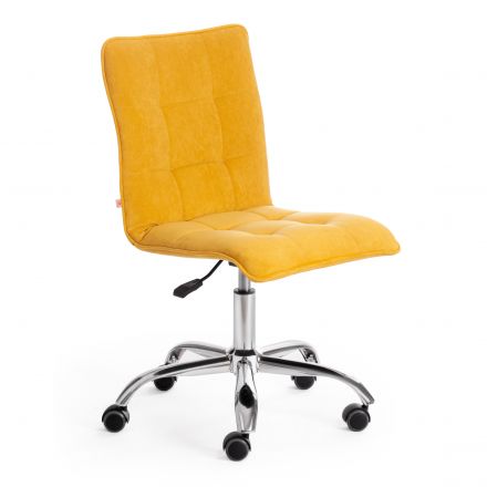 Кресло Tetchair ZERO, велюр Clermon, горчичный, 170