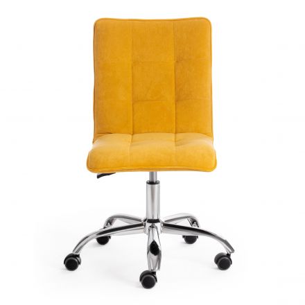 Кресло Tetchair ZERO, велюр Clermon, горчичный, 170