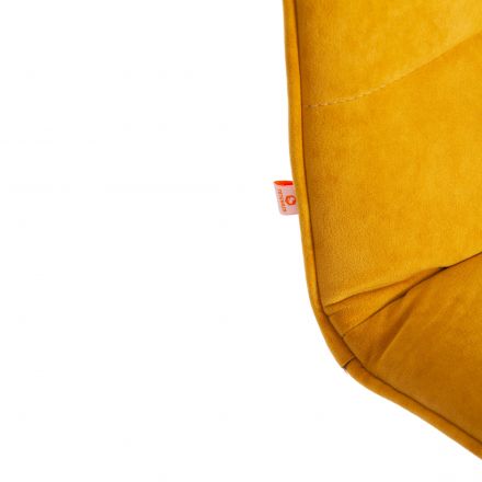 Кресло Tetchair ZERO, велюр Clermon, горчичный, 170