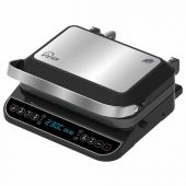 Электрогриль VIXTER ECG-1212, 2000 Вт, съемные панели, регулировка температуры, серебро/черный Электрогриль VIXTER ECG-1212, 2000 Вт, съемные панели, регулировка температуры, серебро/черный