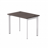 Стол прямой Everprof EVO на металлокаркасе 980х670х755 мм опоры 45гр Дуб Пасадена/Белый